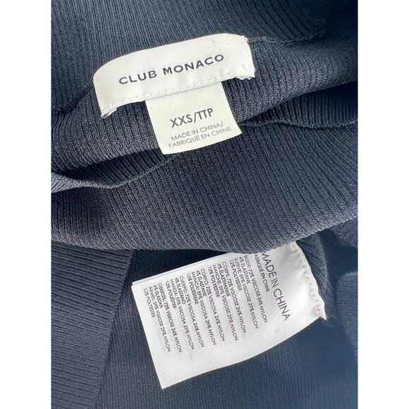 Club Monaco Black Sheer Sleeve Sweater - Picture 6 of 10